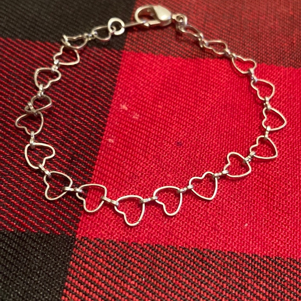 Bundled Three Bracelets!Two Silver Bangles And On… - image 2